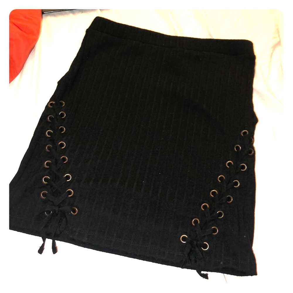 Forever 21 Sexy Black Mini Skirt